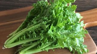 わさび菜 wasabi green