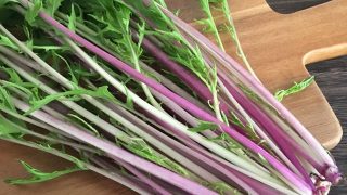 赤軸水菜 red mizuna